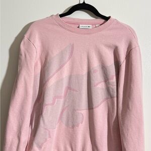 Lacoste Women's Soft Pink Crew Neck Sweater